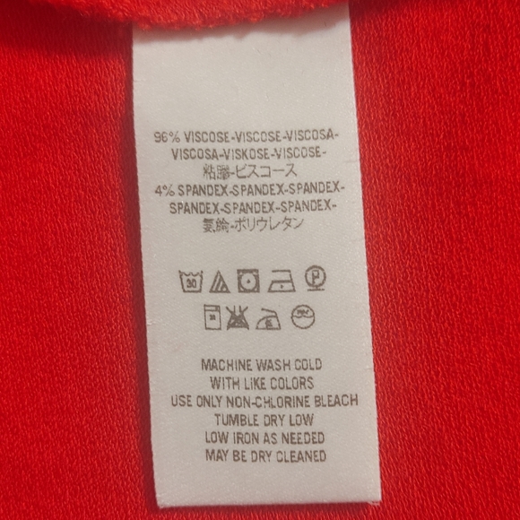 Lipstick Red We The Free Size Small Believe Me Cold Shoulder Tank Top - Picture 7 of 9